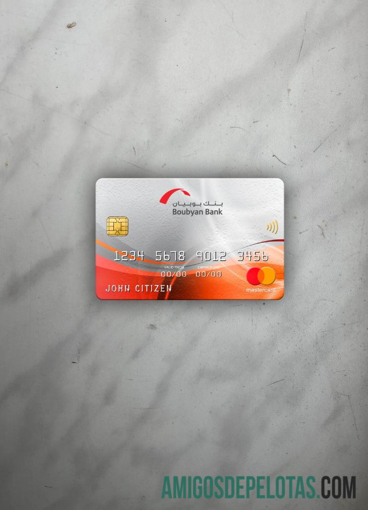 Frente Photolook do Kuwait Boubyan Bank Mastercard exemplo real